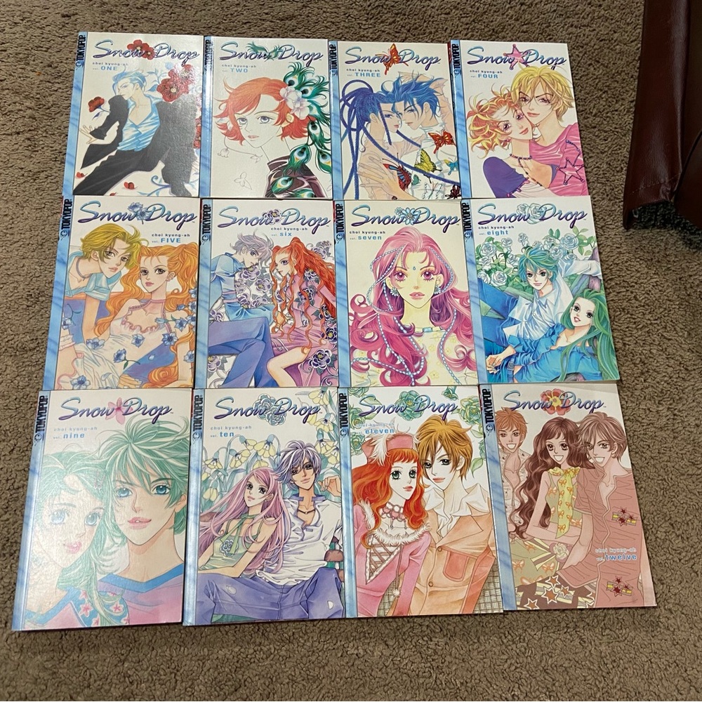 Snow Drop Vol. 1-12 by Choi Kyung-Ah Manga Book Complete Series English Tokyopop